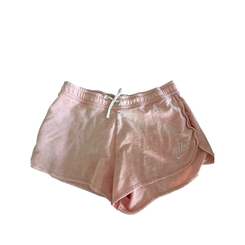 Nike Sportswear Gym Vintage Pink Acid Wash Shorts Plus Size 1X Womens